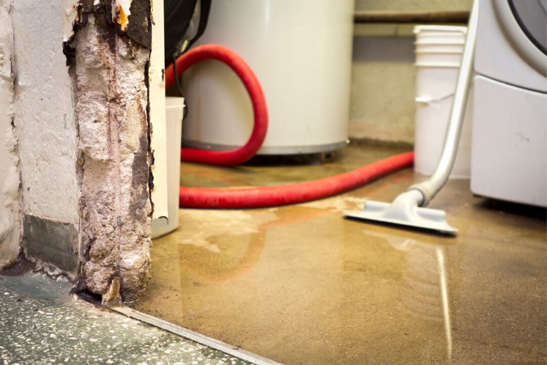 flooded basement