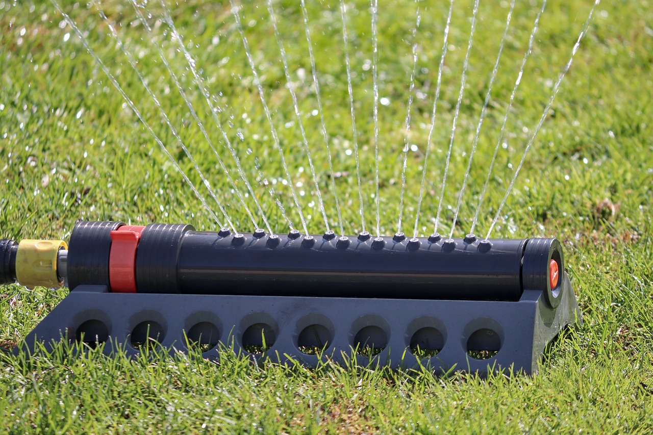 lawn sprinkler, water, meadow-4971510.jpg