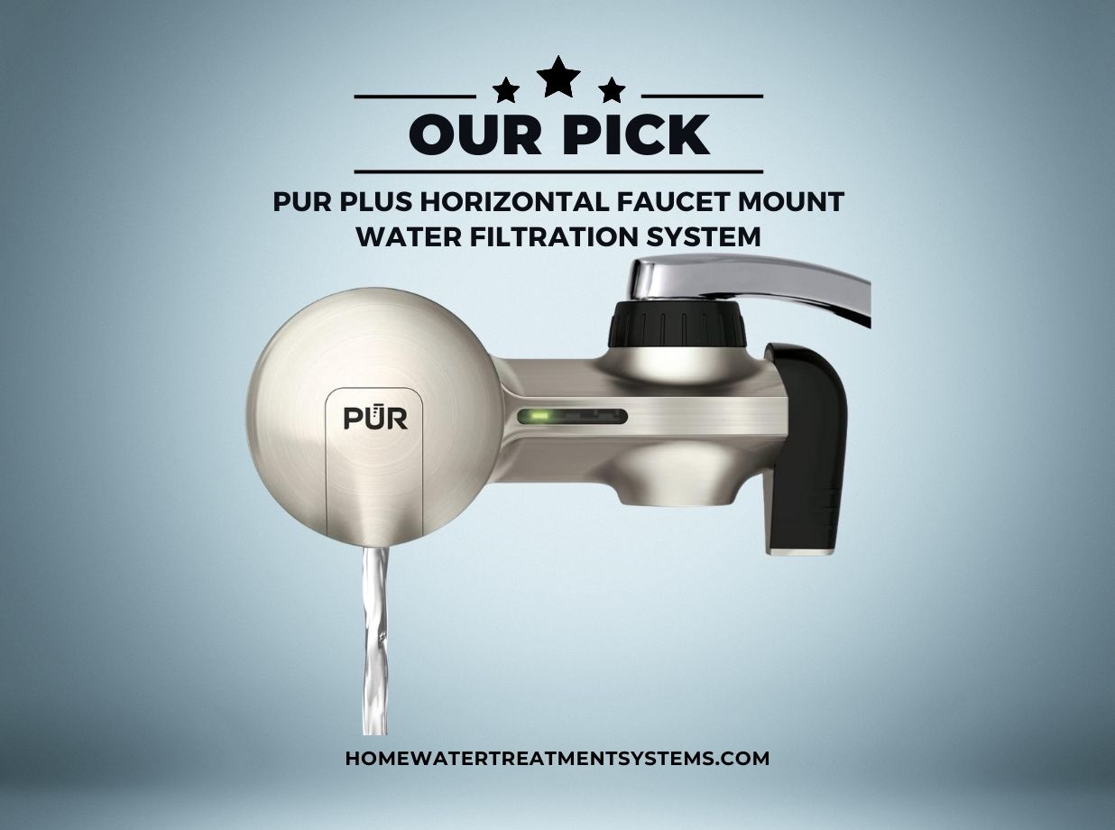 PUR PLUS Horizontal Faucet Mount Water Filtration System