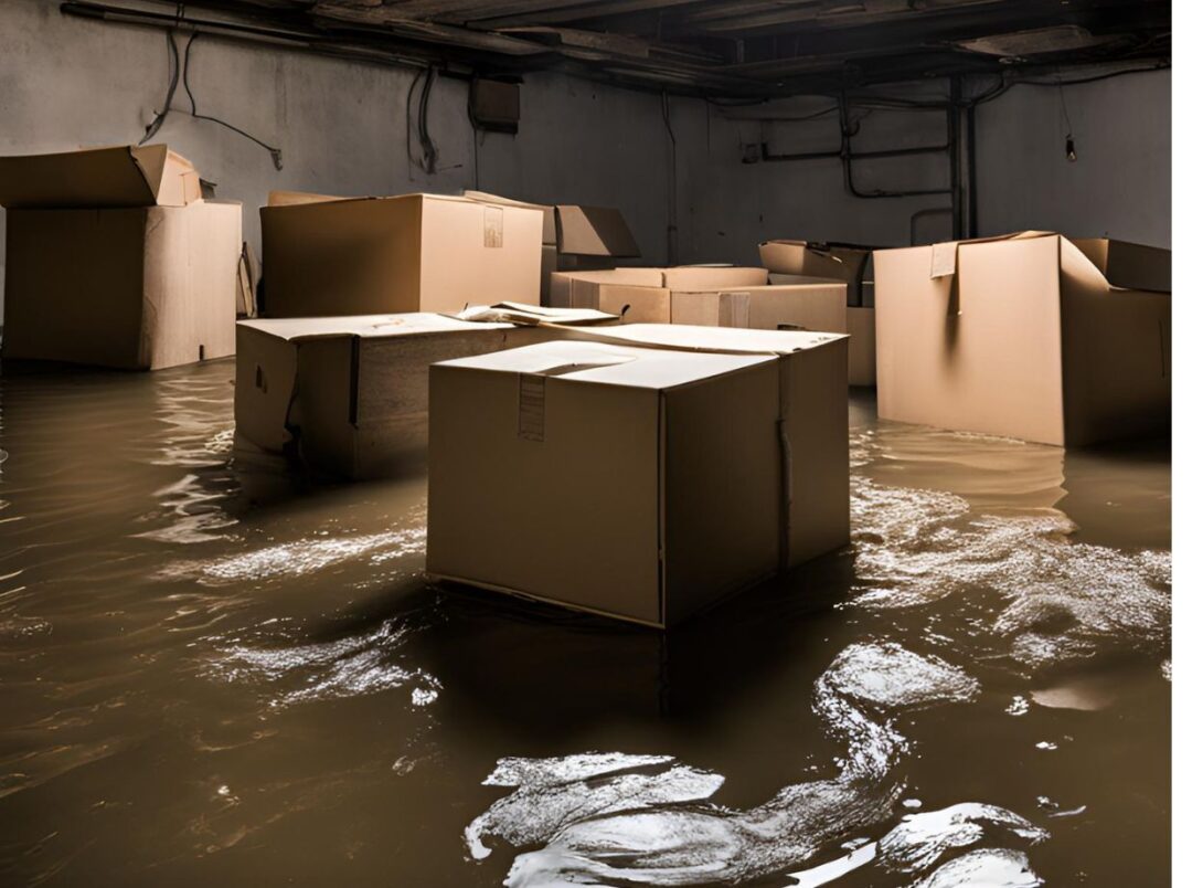 flooded basement