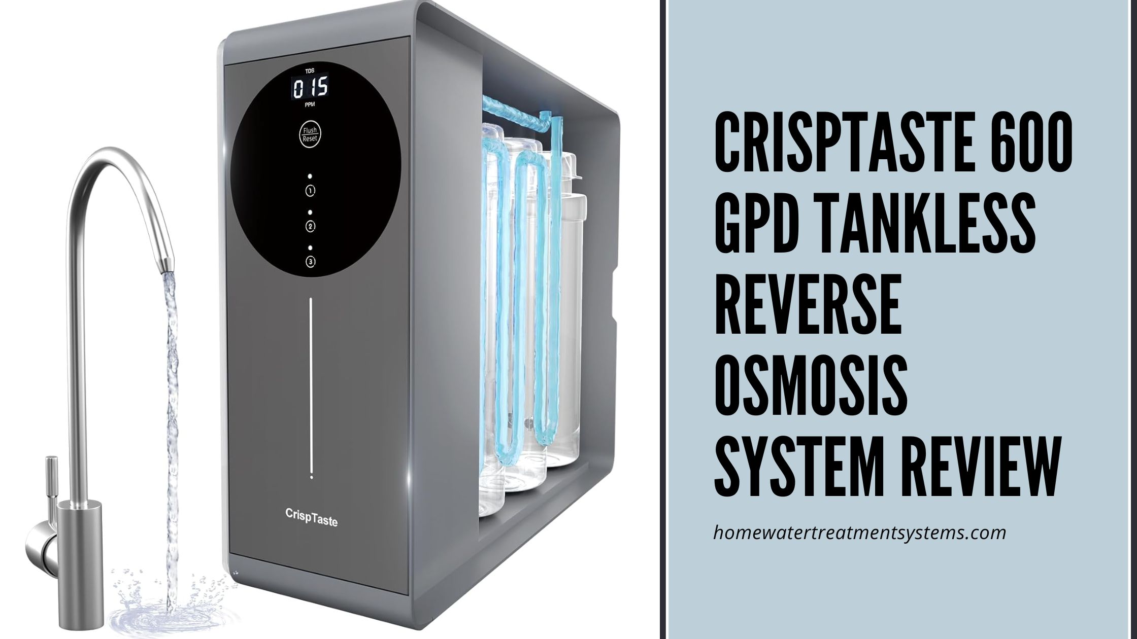 CrispTaste 600 GPD Tankless Reverse Osmosis System Review