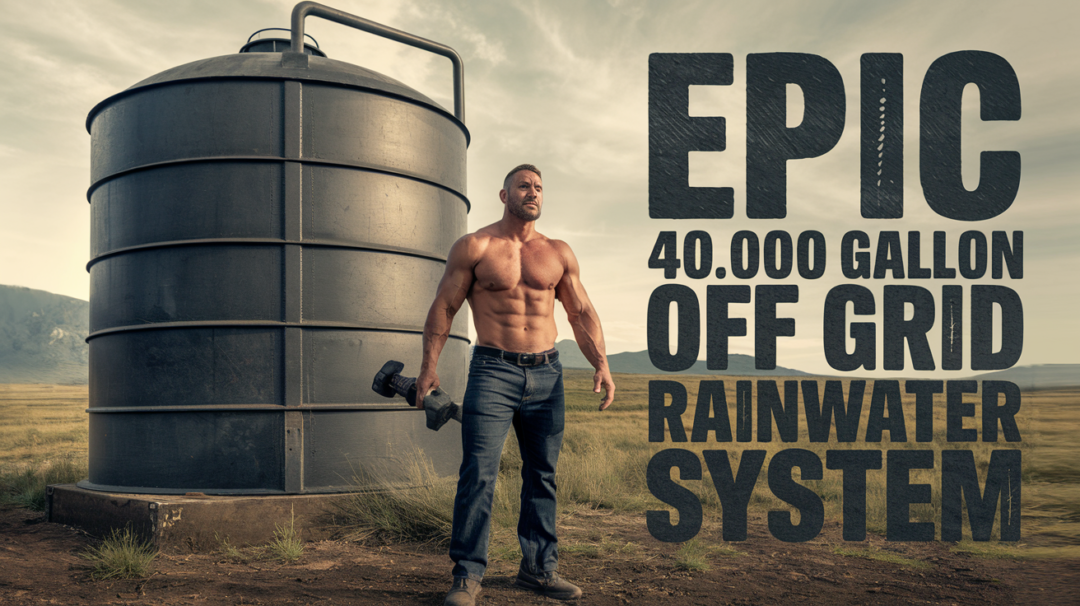 The Ultimate Guide to a 40,000-Gallon Off-Grid Rainwater Harvesting System in the Desert