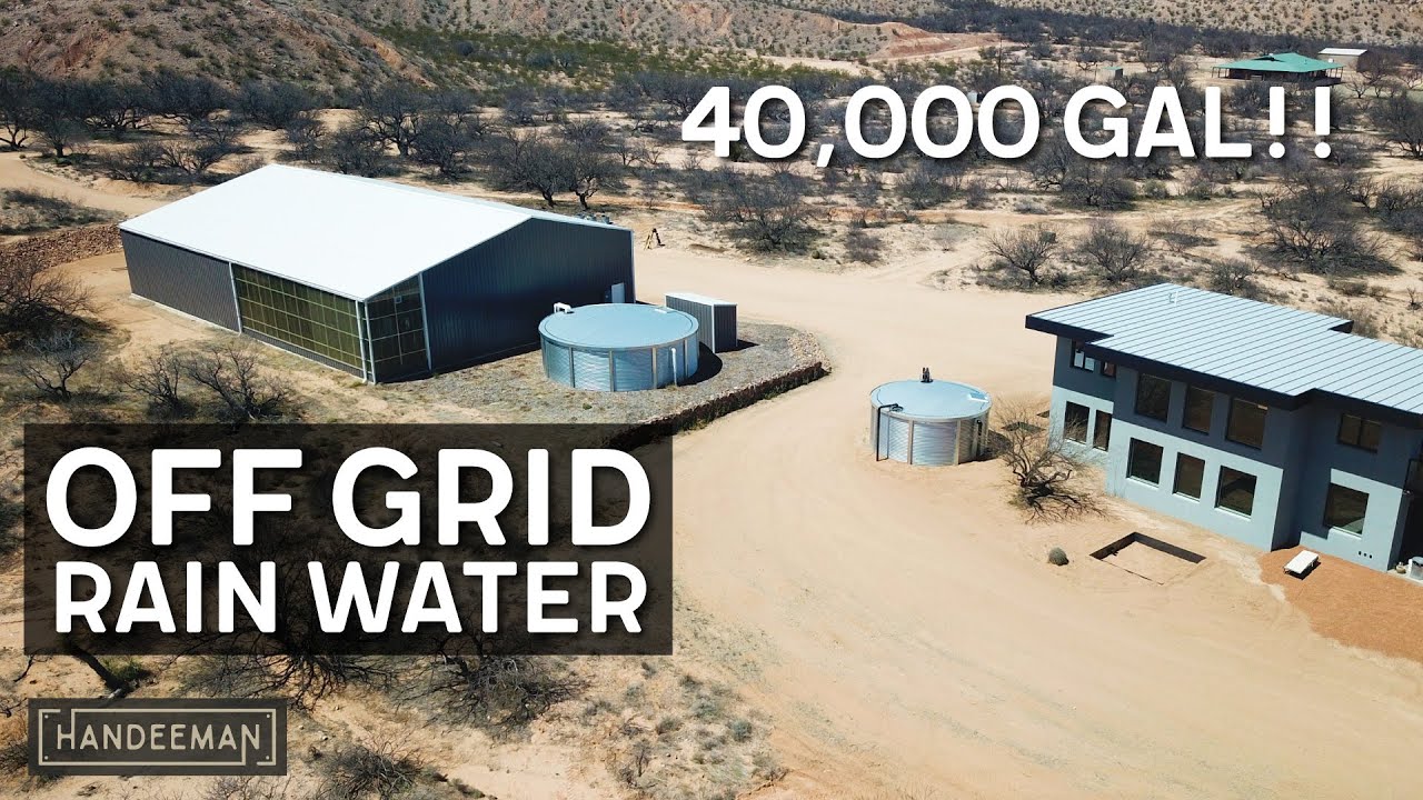 The Ultimate Guide to a 40,000-Gallon Off-Grid Rainwater Harvesting System in the Desert