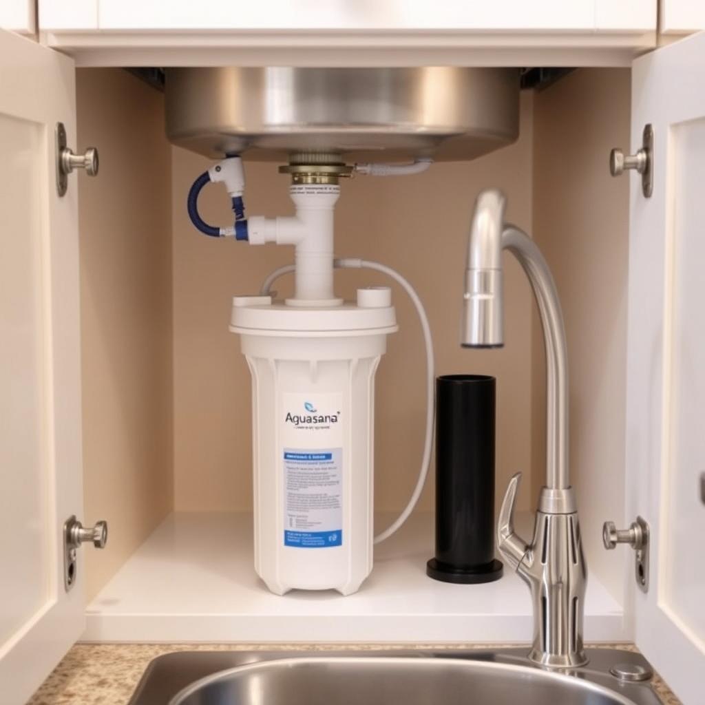Aquasana under-sink water filtration system Aquasana under-sink water filtration system