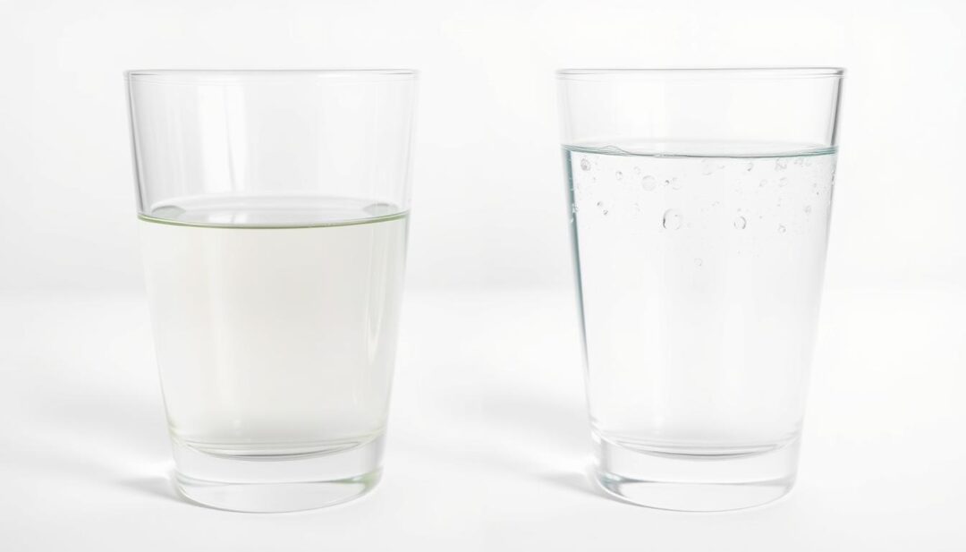 Comparison of home water distiller results with tap water