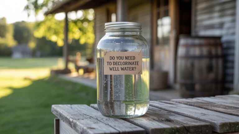 Do You Need to Dechlorinate Well Water?