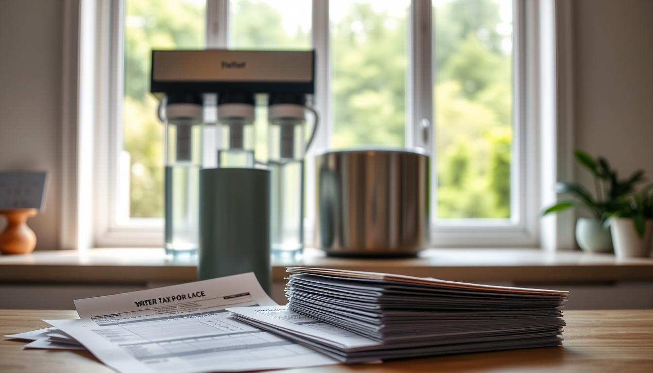 is a home water filtration system tax deductible