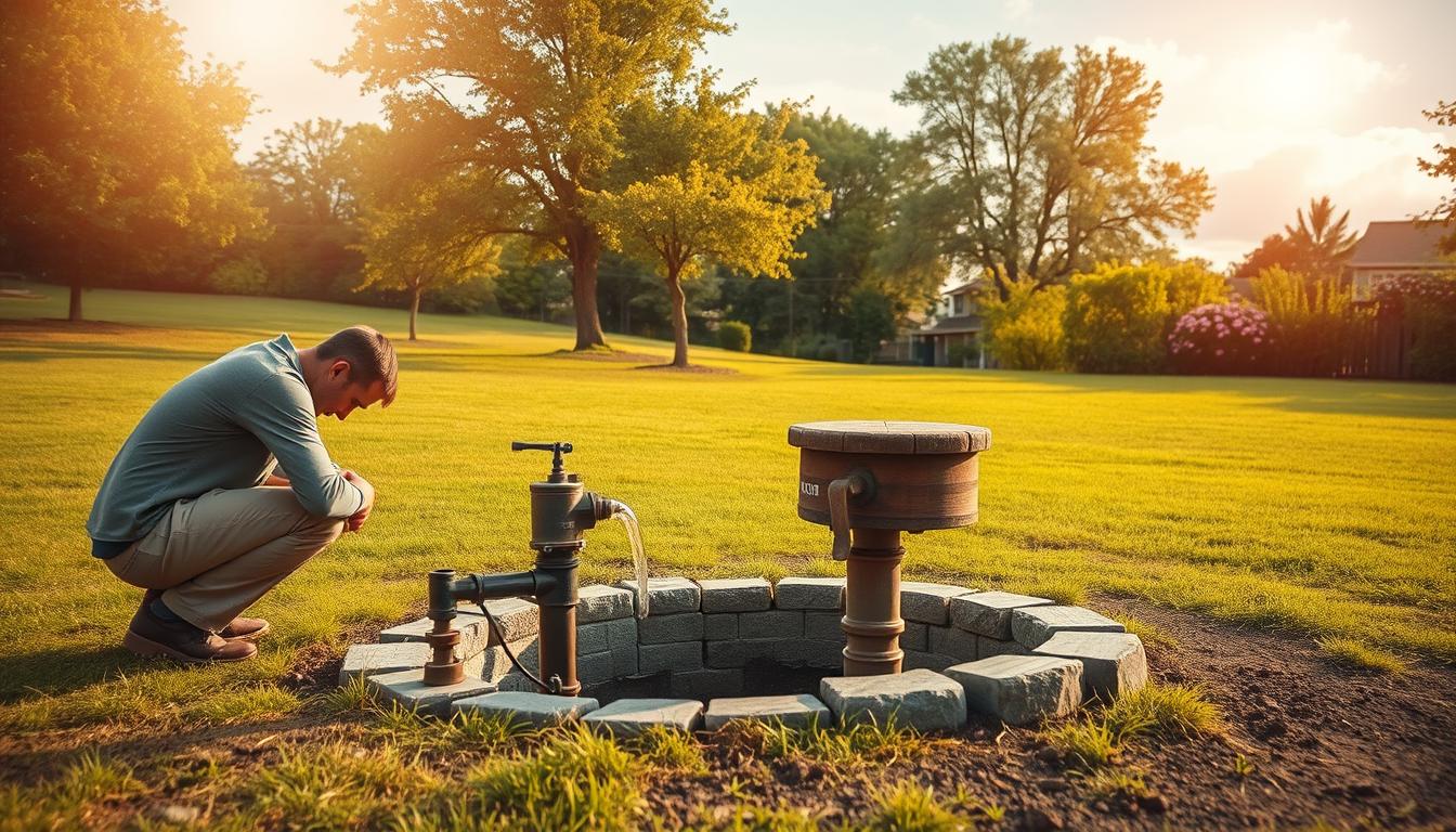 private well and septic system