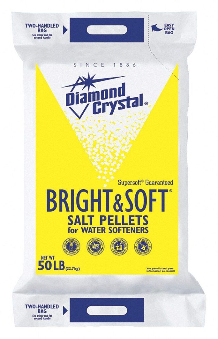 Diamond Crystal 50 lb. Water Softener Salt, Bright & Soft Series, Pellets, 99.8% Purity (Оne Расk) Diamond Crystal 50 lb. Water Softener Salt, Bright & Soft Series, Pellets, 99.8% Purity (Оne Расk)