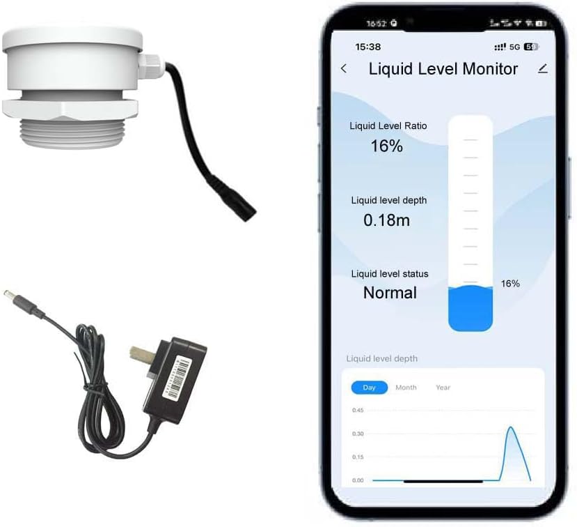 EPTTECH Smart TLC2206 WiFi Water Oil Fuel Liquid Tank Level Monitor Indicator Controller Remote Water Level Sensor TUYA Intelligent Liquid Level Detector EPTTECH Smart TLC2206 WiFi Water Oil Fuel Liquid Tank Level Monitor Indicator Controller Remote Water Level Sensor TUYA Intelligent Liquid Level Detector