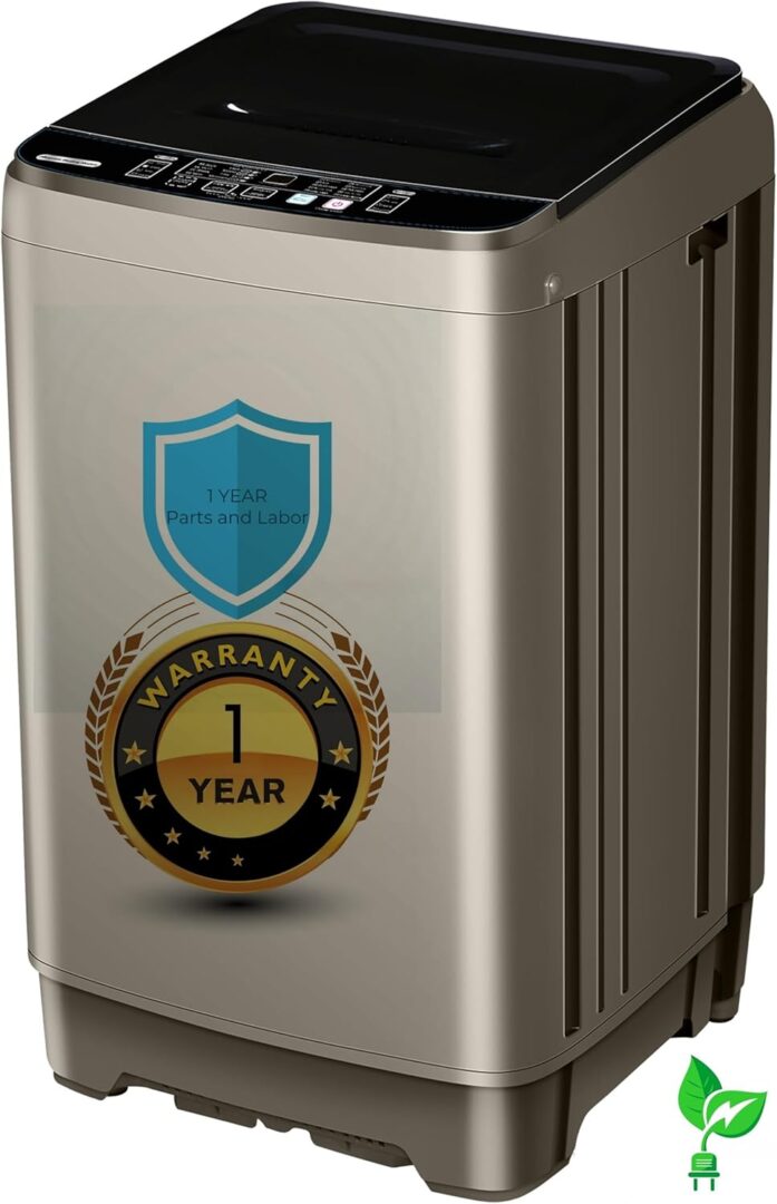 Portable Washing Machine - 2.0 Cu.ft Portable Washer Full-Automatic With LED Display, Compact Washer Ideal for Apartments, Homes, and Dorms, 10 Wash Cycles