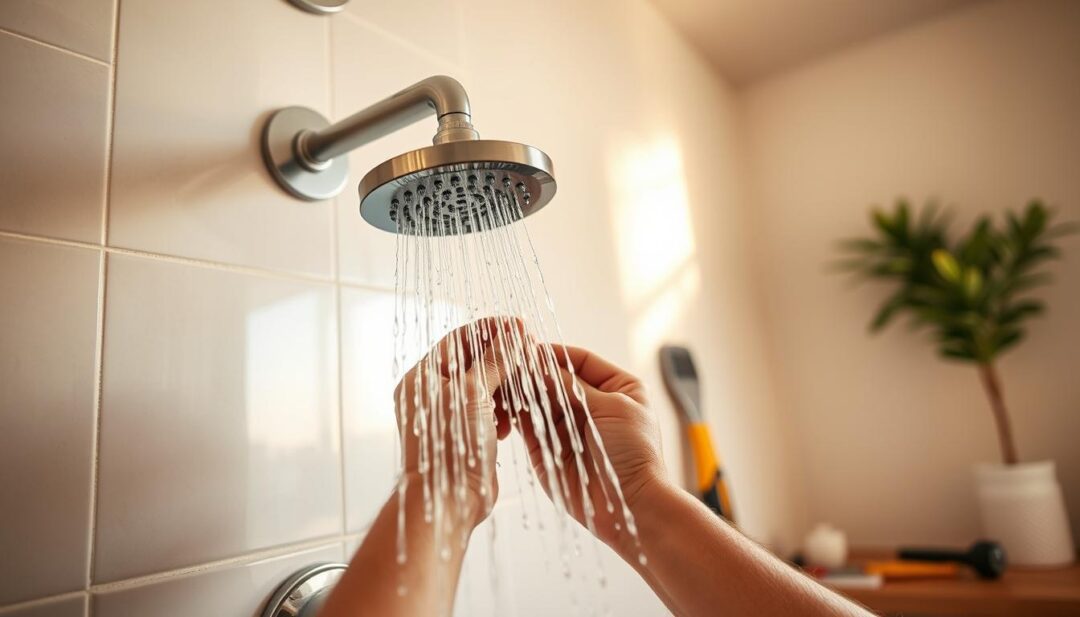 low-flow showerhead installation low-flow showerhead installation