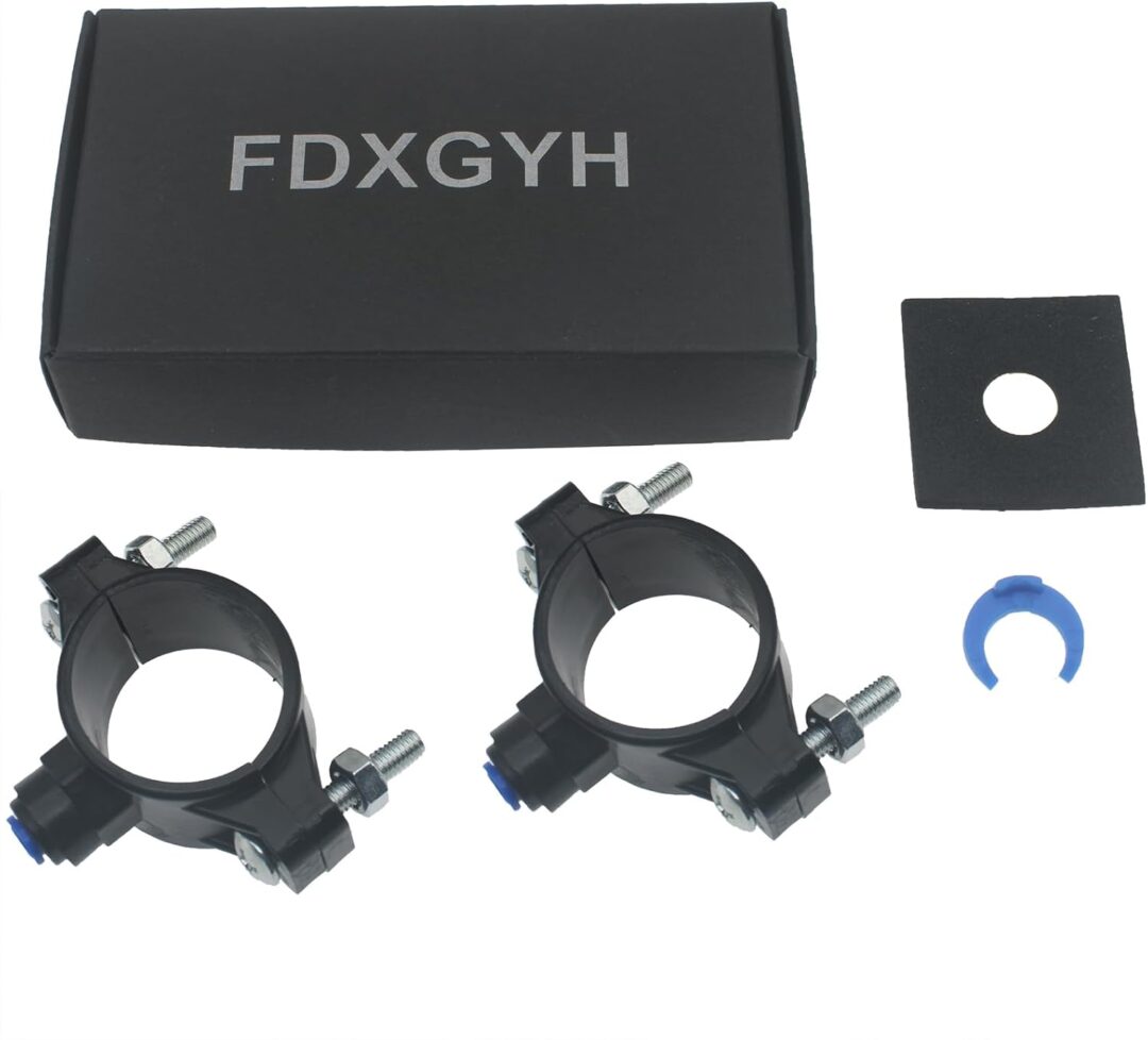 FDXGYH Drain Saddle Valve 1/4 Quick Connect Hose Pipe Adapter for Reverse Osmosis System