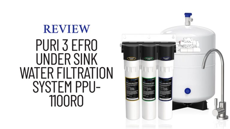 Puri 3 EFRO Under Sink Water Filtration System PPU-1100RO